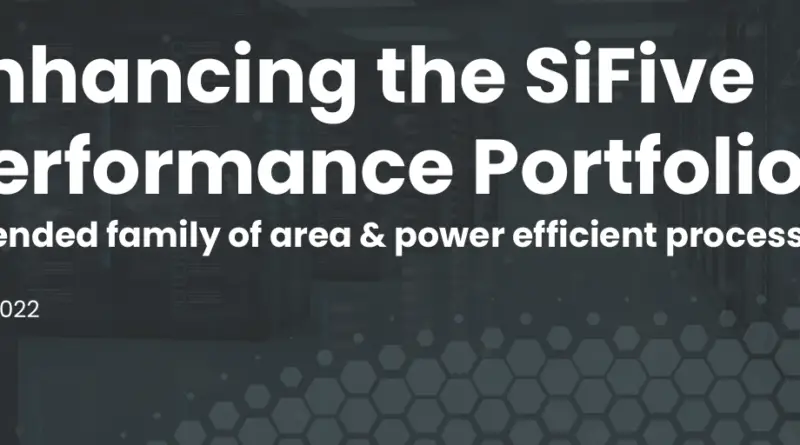 SiFive Announces New Cores, BiFurcates Line Into Performance And Efficiency Cores